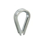 (lot Of 10) National Hardware N176-818 Zinc Plated 1/4" Rope Thimbles. Fixed Price $8.16.