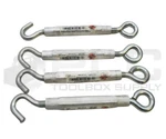 Lot Of 4 New National Hardware 2172 Turnbuckle 3/8" X 10-1/2" Swl 215LB N221-887. Fixed Price $35.00.
