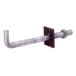 16 Pieces Grip Rite Anchor Bolt 1/2" 12" With Nut & Square Washer 3"X3"X1/4". Fixed Price $65.45.