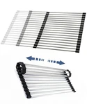 Chirisen Expandable Large Roll Up Dish Drying Rack, Foldable Over The Sink Di.... Fixed Price $25.88.
