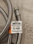 Dishwasher Hose Stainless Steel New MK472B 3/8" F Comp X Elbow 72". Fixed Price $10.00.