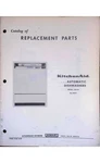 Kitchenaid KDI-18 Dishwasher Parts Catalog Hobart Era ML-34073 1976 Ohio Corp. Fixed Price $20.99.