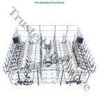 Kenmore Elite Dishwasher 665.13779K602 Upper Rack W10727422 WPW10323423. Fixed Price $151.02.