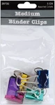 Medium Binder Clips 1 5/PKG Assorted Colors. Fixed Price $8.42.