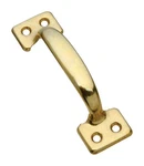 National Hardware N116-558 Gold Steel Universal Window Sash Lift 4 In.. Fixed Price $8.55.