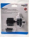 National N342-626 Black Self-adjusting Gate Door Latch For Over 1/2" Of Sag. Fixed Price $16.99.