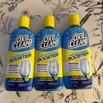 Oxi Clean Triple Action Booster Crystal Clear Glasses & Dishes 67 Loads Fl Oz. Fixed Price $59.99.