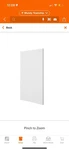 Cambridge Dishwasher End Panel In White. Fixed Price $50.00.