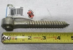 New National N130-112 Chainlink Fence Gate Hinge Hanger Screw Hook 1/2" X 4". Fixed Price $9.99.