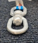 (qty 5) National Hardware N241-075: Galvanized Swivel Open Round Eye Link 1/4". Fixed Price $19.99.