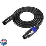Xmsjsiy Speakon To Xlr Cable Audio Jack Male 3PIN Microphone Exte. Fixed Price $27.99.