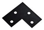 National Hardware N351-506 Black Carbon Steel 4-HOLES Corner Plate X In.. Fixed Price $18.85.
