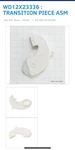 WD12X23336 Dishwasher Transition Piece Brand New Gen Oem Replacement Part. Fixed Price $19.99.