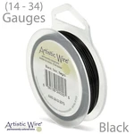 Black Artistic Wire Tarnish Resistant Round Craft 14 - 34 Gauge. Fixed Price $10.07.