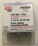 4OZ Grip Rite Primesource 1-1/4 304 Coated Stainless Steel Trim Nails Clay. Fixed Price $9.95.