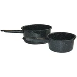 Granite Ware Saucepan Set, 1-QUART And 2-QUART. Fixed Price $26.14.