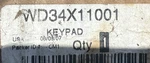 WD34X11001 Haier Ge Keypad New Oem No Box. Fixed Price $110.00.
