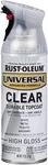 Rust-oleum 302110 Universal All Surface Clear Topcoat Spray, Oz, High Gloss. Fixed Price $23.70.