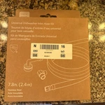 Lg AGF30462902 3/8" Ss Universal Dishwasher Inlet Hose Kit. Fixed Price $25.00.