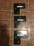 National Hardware N351-506 Black 1176BC Corner Plates 6X3X1/8 In. (pack Of 3). Fixed Price $20.00.