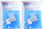 2 Packs National Hardware Magnecatch 1-1/8" Cabinet Magnetic Nylon White. Fixed Price $10.99.