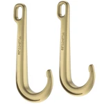 2PCS 15" Heavy Duty J Hooks For Towing, Yellow Zinc Plated Grade 7.... Fixed Price $47.69.