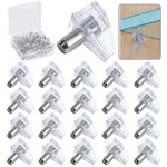20PCS Clear 5MM Plastic Shelf Support Pegs - Locking Cabinet Pins For K.... Fixed Price $10.98.