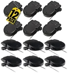 1INTHEOFFICE Cubicle Clips, Black, 12/PACK (black). Fixed Price $20.49.