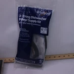 Whirlpool Power Cord For Dishwashers Black 6-FT W11365011. Fixed Price $6.95.