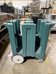 Cambro DC825 4 Column Non-adjustable Poker Chip Style Dish Caddy. Fixed Price $350.00.