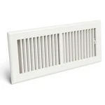 6" X 12" White Floor Register Way Stamped Face Steel Vent Cover, Hvac. Fixed Price $38.25.