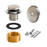 Sento Nickel Tip-toe Bathtub Drain Trim Set Assembly Stopper Kit, Fit Both 1-.... Fixed Price $35.64.