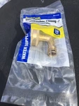 3-BRASSCRAFT Dishwasher Fittings Elbows 3/4" Female Hose Thread 3/8"OD HES-6-12X. Fixed Price $10.20.