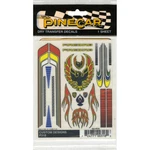 Woodland Scenics Pine Car Derby Dry Transfer Decal 4"X5" Sheet-customs (3PK). Fixed Price $23.57.