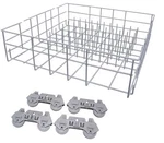 Perfect Condition Whirlpool Dishwasher Lower Dishrack White W10161215 1268578. Fixed Price $114.96.