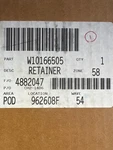 Genuine Oem Whirlpool W10166505 Dishwasher Rack Retainer - White. Fixed Price $27.99.