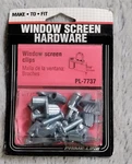 Prime Line #PL-7737 Window Screen Clips With Screws, 7/16", Pack Of 12 Nos. Fixed Price $9.99.