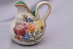 Vintage Signed 2544 Bertino Royal Zuid Holland Gouda Jug/pitcher Flowers. Fixed Price $17.00.