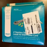 Nib Smart Choice 6 Stainless Steel Dishwasher Install Kit With Power Cord. Fixed Price $18.00.