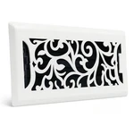Sierra Grates 4X12 Floral Steel Floor Register Glacier White Air Vent Damper. Fixed Price $45.73.