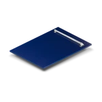 24" Zline Dishwasher Panel Blue Gloss Stainless Traditional Handle DP-BG-H-24. Fixed Price $289.00.