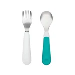 Oxo Tot Fork & Spoon Set Teal Color 2 Piece. Fixed Price $10.50.