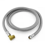 72" Poly Braided Dishwasher Connector W/ Mip Elbow (3/8" Compr. X. Fixed Price $23.62.