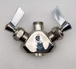 Fisher Cleveland Double Pantry Control Valve Dual Faucet 63592 New. Fixed Price $62.99.