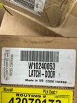 Genuine Oem Whirlpool W10240053 Dishwasher Electric Door Latch Assembly - Black. Fixed Price $52.24.