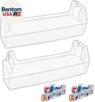 Pack Upgraded W11239961 W10900538 Refrigerator Door Shelf Bin Compatible Wit. Fixed Price $65.97.