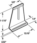 Prime-line PL7921 Plastic Black Spline Channel 0.25 Dia. X 5/8 In. (pack Of 6). Fixed Price $13.79.