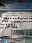 Bosch Dishwasher Door Latch 665935 Genuine Oem. Fixed Price $75.00.