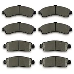 8PCS Ceramic Brake Pads Kits D882 D883 Fit Buick Rainier,for Chevy Ssr,fo.... Fixed Price $75.79.