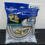 Eastman 6 Ft Dishwasher Connector Kit Stainless Steel-flex 3/8IN.MIP -3/4IN Fht. Fixed Price $14.99.